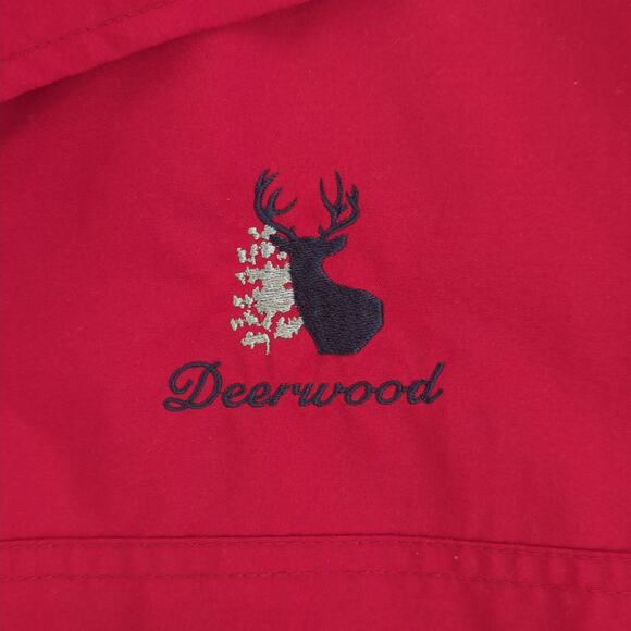 Ashworth Jacket Mens XL Pullover Red Deerwood Golf Wind Water Resistant - Picture 7 of 10